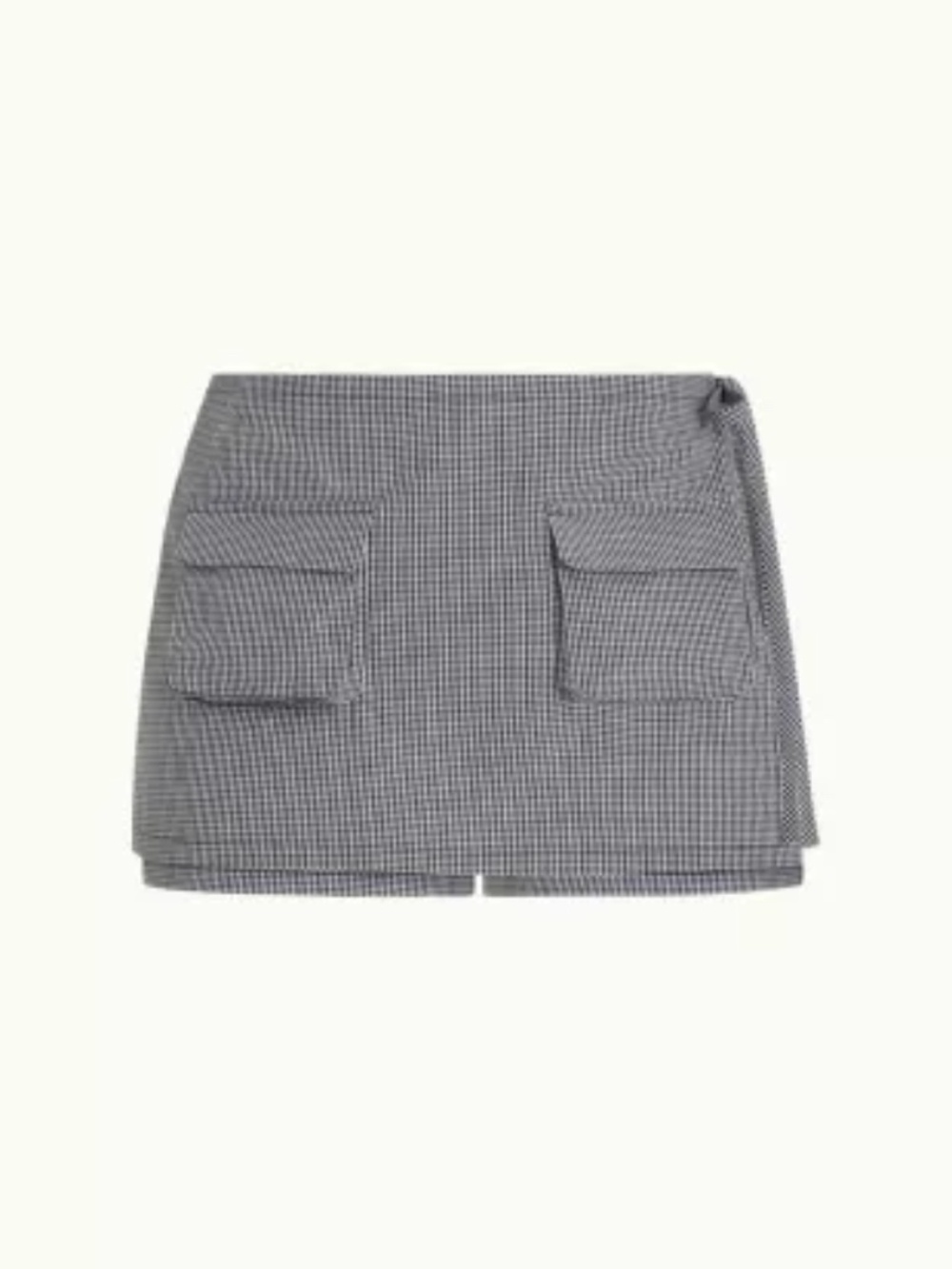 Orseund Iris Pocket Skort Black/White/Gingham XS